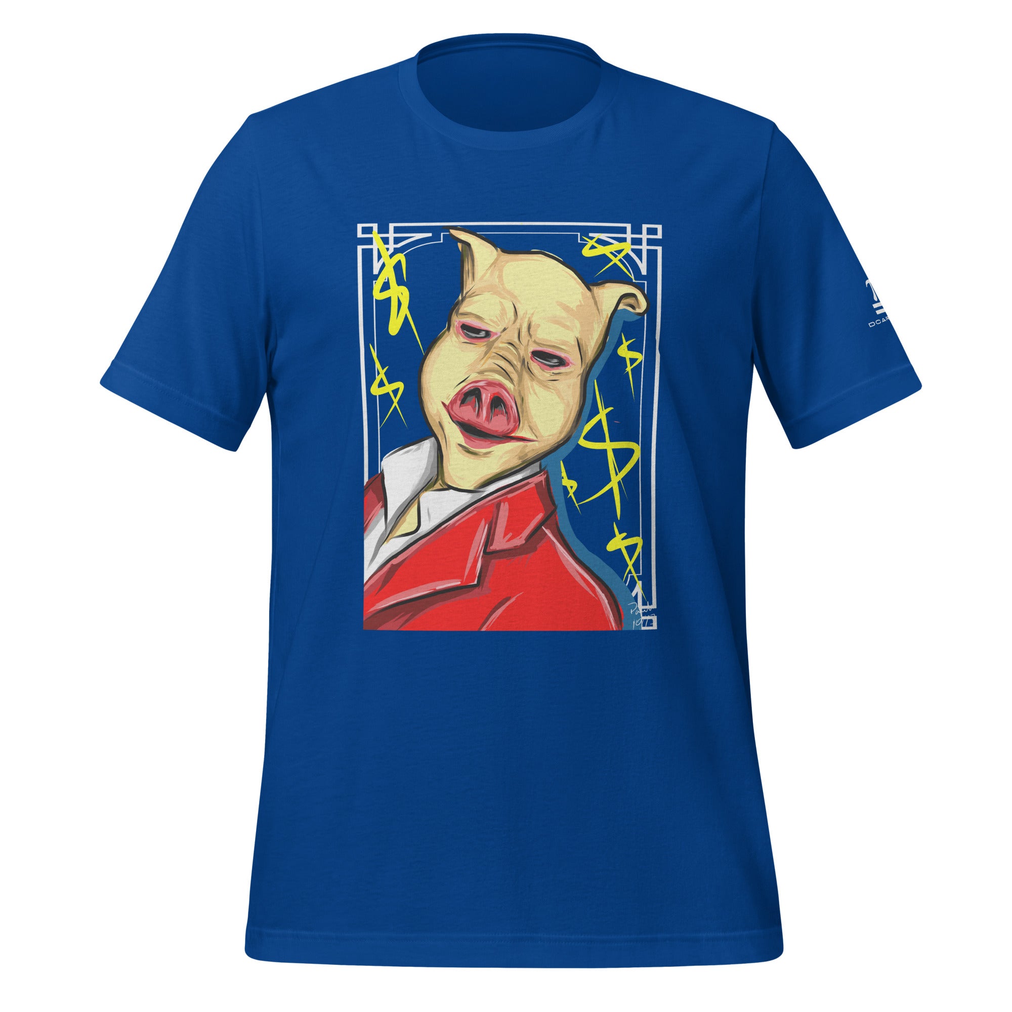 Framed Rich Pig Unisex t-shirt